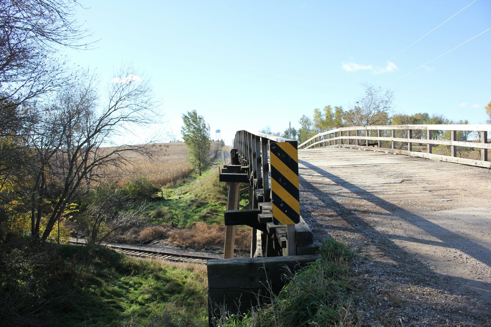 Looking south